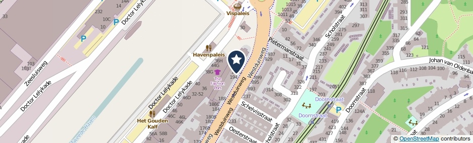 Kaartweergave Westduinweg 194-G in Den Haag