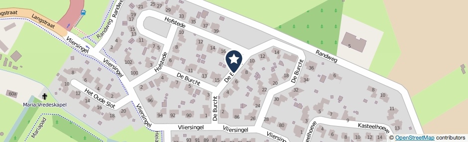 Kaartweergave De Burcht in Deurne