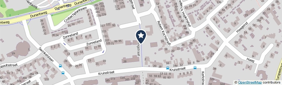 Kaartweergave Flemingstraat in Deurne