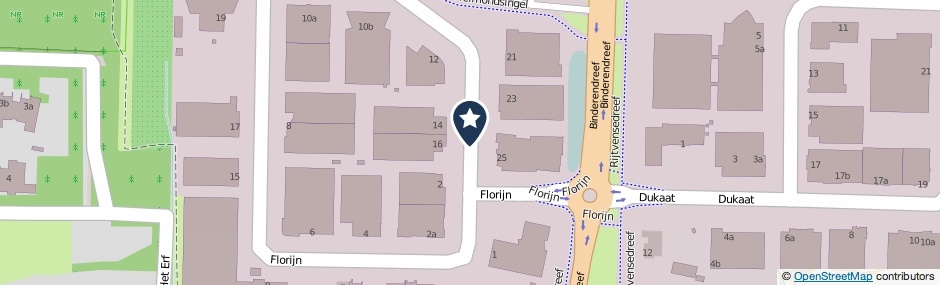 Kaartweergave Florijn in Deurne