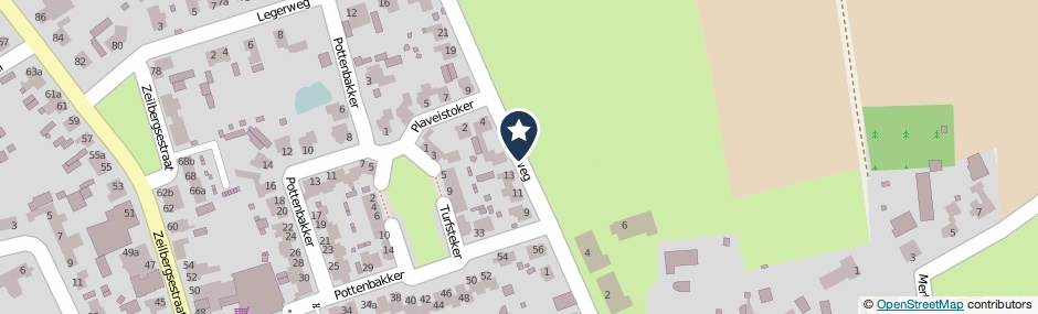 Kaartweergave Jagerweg in Deurne