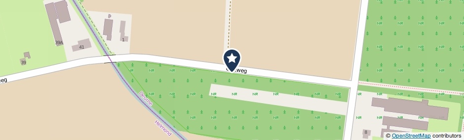 Kaartweergave Ooftweg in Deurne