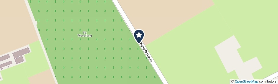 Kaartweergave Trienenbergweg in Deurne