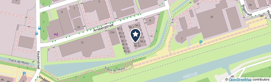 Kaartweergave Arnsbergstraat 9-B8 in Deventer