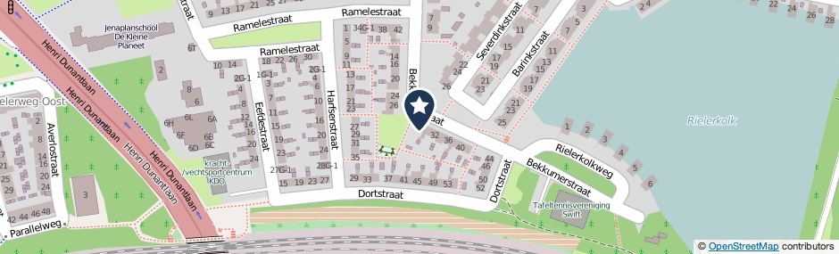 Kaartweergave Bekkumerstraat 28 in Deventer