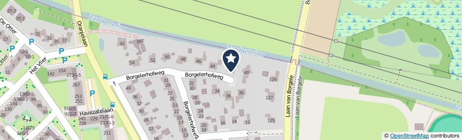 Kaartweergave Borgelerhofweg 42 in Deventer