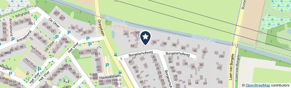 Kaartweergave Borgelerhofweg 52 in Deventer