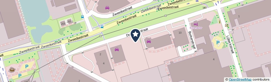 Kaartweergave Dortmundstraat 6-C in Deventer