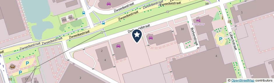Kaartweergave Dortmundstraat 6-D in Deventer