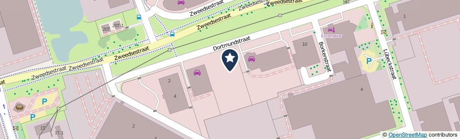 Kaartweergave Dortmundstraat 6-E in Deventer