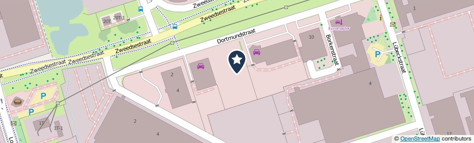 Kaartweergave Dortmundstraat 6-G in Deventer