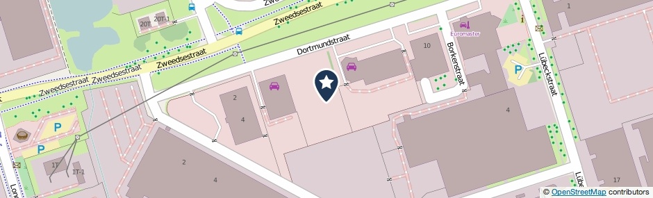 Kaartweergave Dortmundstraat 6-H in Deventer