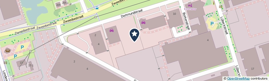 Kaartweergave Dortmundstraat 6-L in Deventer