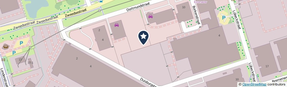 Kaartweergave Dortmundstraat 6-P in Deventer