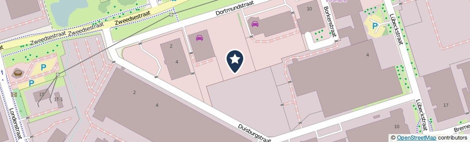 Kaartweergave Dortmundstraat 6-R in Deventer