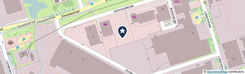 Kaartweergave Dortmundstraat 6-V in Deventer