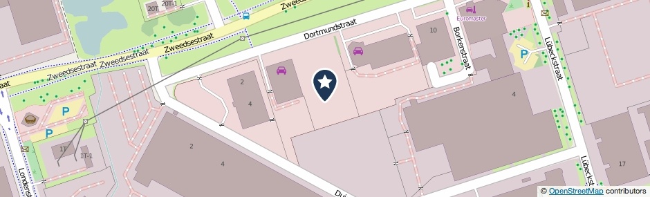 Kaartweergave Dortmundstraat 6-W in Deventer