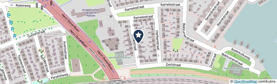 Kaartweergave Eefdestraat 15 in Deventer