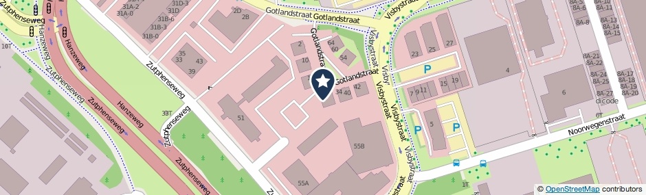 Kaartweergave Gotlandstraat 26 in Deventer