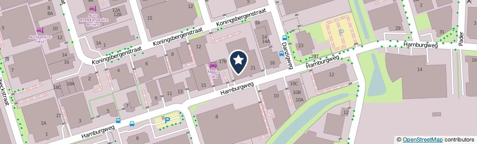 Kaartweergave Hamburgweg 19 in Deventer