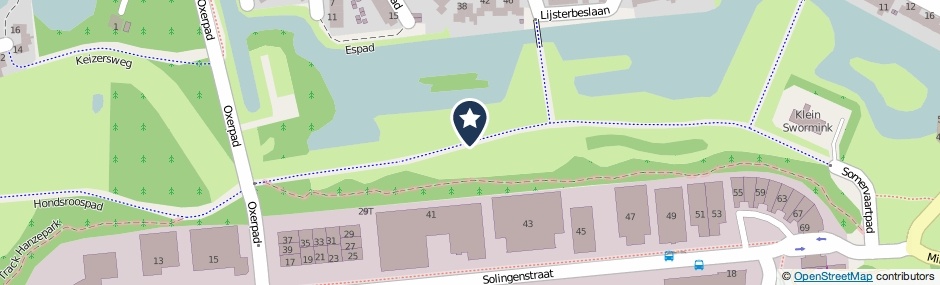 Kaartweergave Keizersweg in Deventer