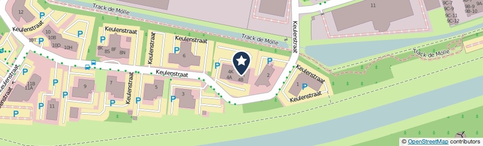 Kaartweergave Keulenstraat 4-L in Deventer
