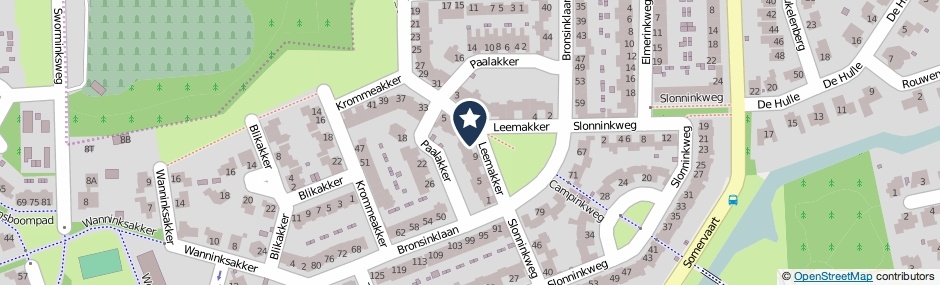 Kaartweergave Leemakker 11 in Deventer
