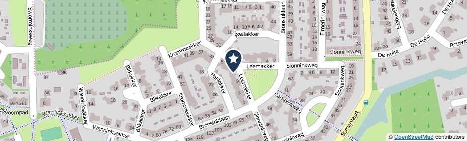 Kaartweergave Leemakker 13 in Deventer