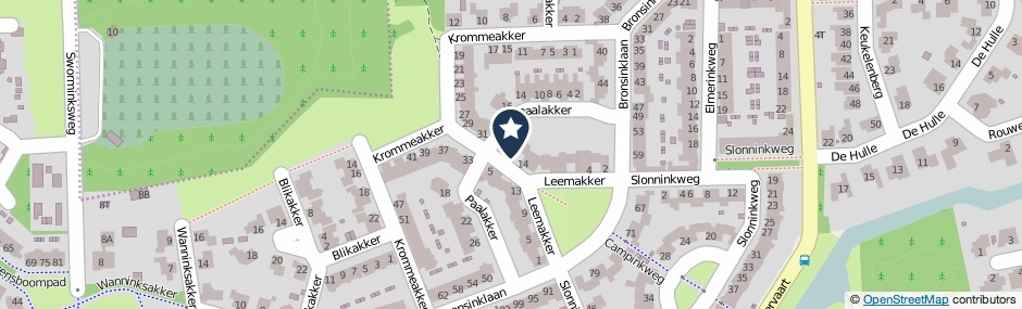 Kaartweergave Leemakker 16 in Deventer