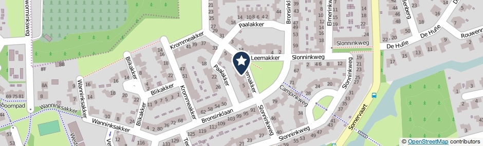 Kaartweergave Leemakker 9 in Deventer