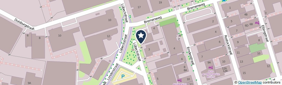 Kaartweergave Lubeckstraat 3-T in Deventer