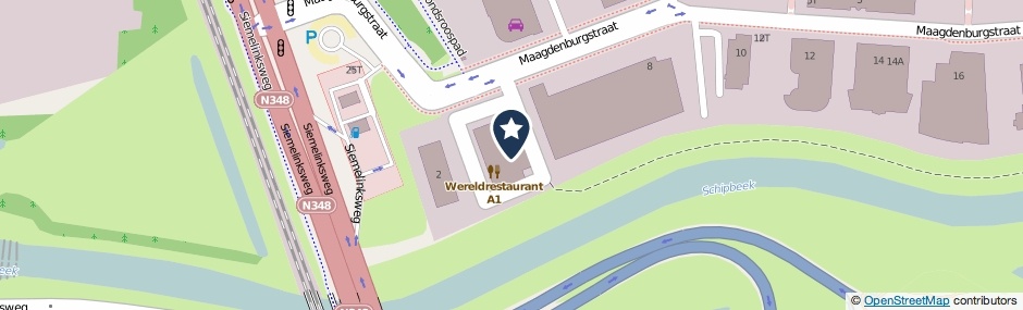 Kaartweergave Maagdenburgstraat 4 in Deventer