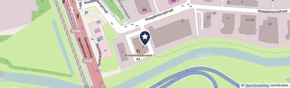 Kaartweergave Maagdenburgstraat 6-A in Deventer
