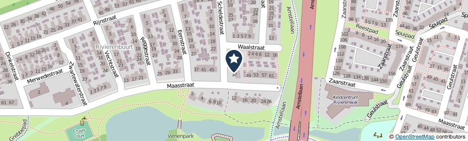 Kaartweergave Scheldestraat 35 in Deventer