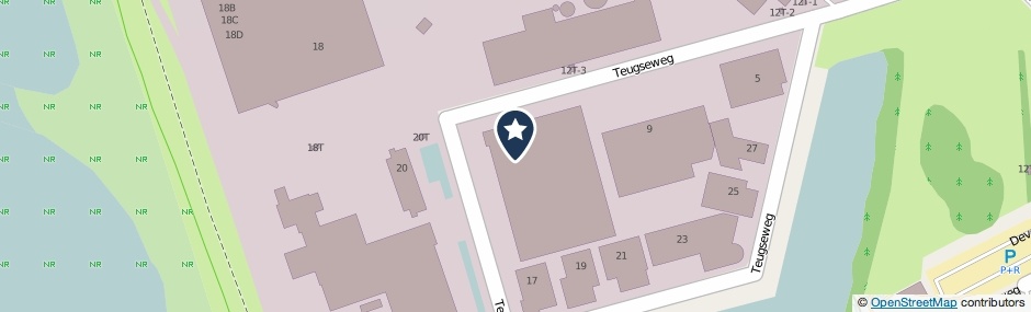 Kaartweergave Teugseweg 13 in Deventer