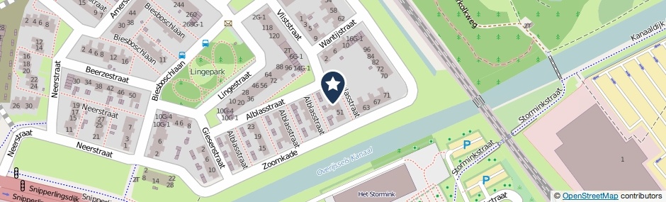 Kaartweergave Zoomkade 55 in Deventer