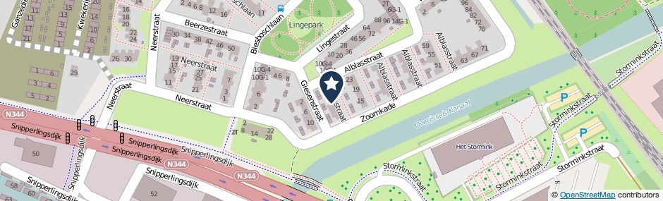 Kaartweergave Zoomkade 7 in Deventer