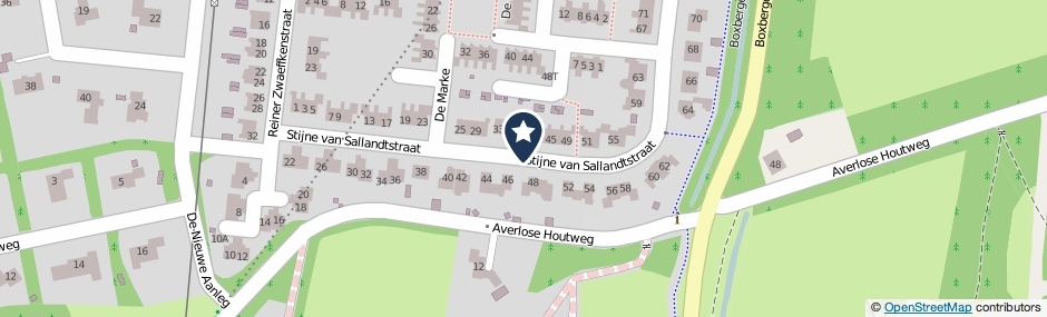 Kaartweergave Stijne Van Sallandtstraat in Diepenveen