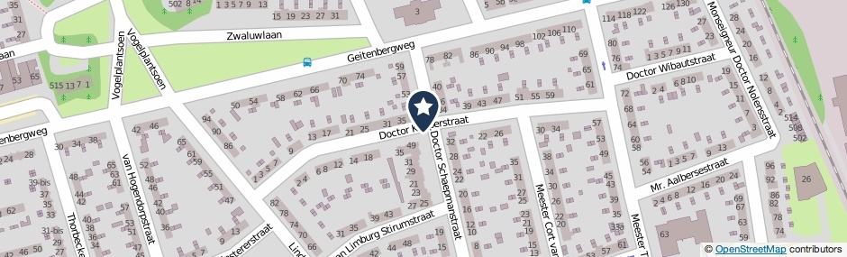 Kaartweergave Dr. Kuyperstraat in Dieren