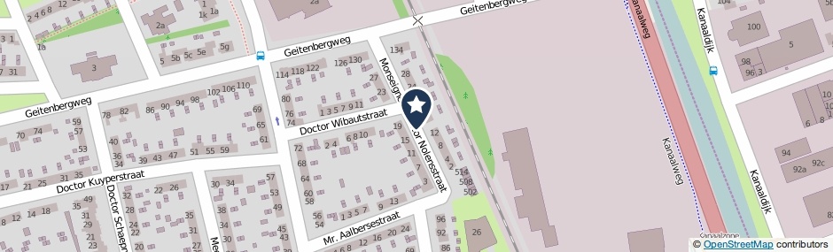 Kaartweergave Mgr. Dr. Nolensstraat in Dieren