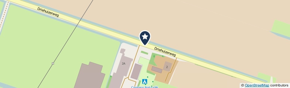 Kaartweergave Driehuizerweg in Driehuizen