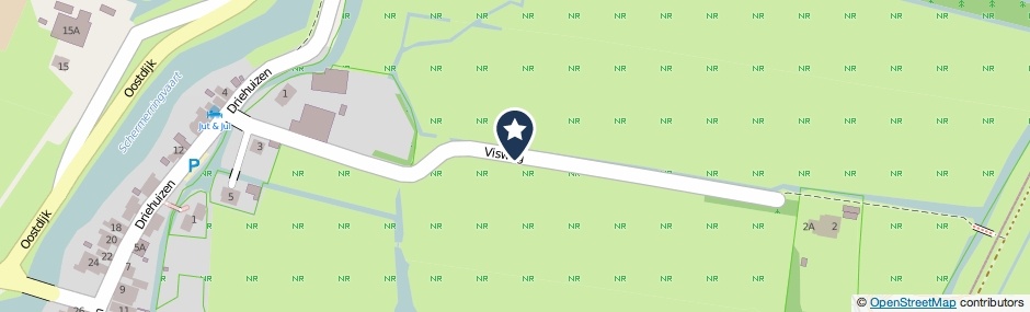 Kaartweergave Visweg in Driehuizen