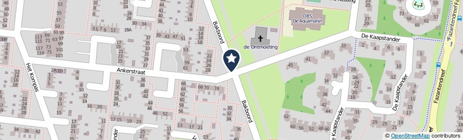 Kaartweergave Bakboord in Dronten