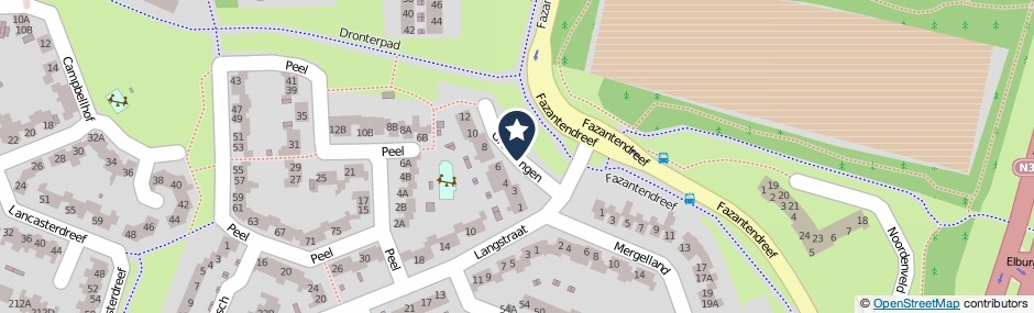Kaartweergave Grevelingen in Dronten