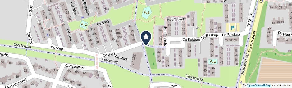 Kaartweergave Het Toplicht in Dronten