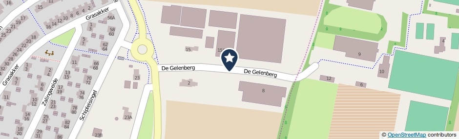 Kaartweergave De Gelenberg in Druten