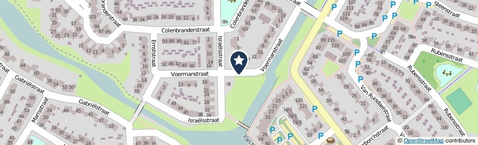 Kaartweergave Voermanstraat in Duiven