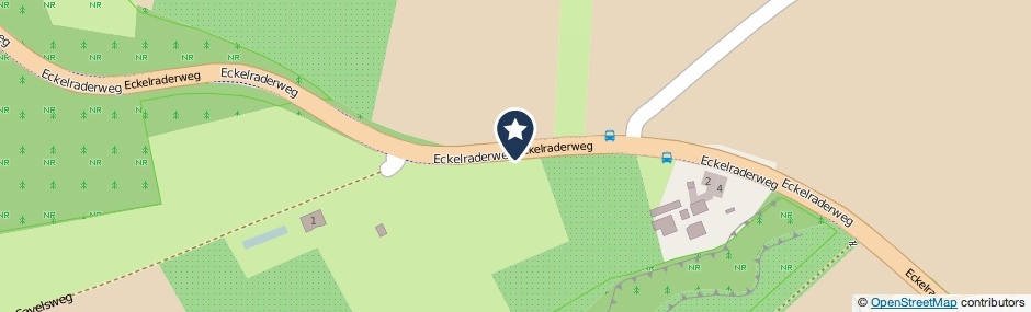 Kaartweergave Eckelraderweg in Eckelrade