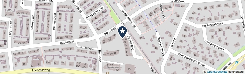 Kaartweergave Parallelweg 30 in Eerbeek