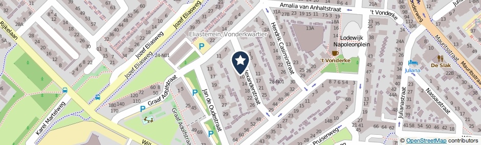 Kaartweergave Prins Alexanderstraat 8 in Eindhoven